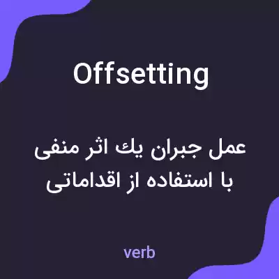 معنی offsetting به فارسی معنی offsetting به فارسی