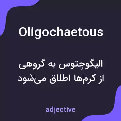 معنی oligochaetous به فارسی معنی oligochaetous به فارسی