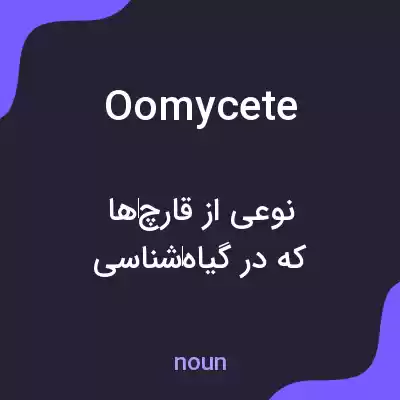 معنی oomycete به فارسی معنی oomycete به فارسی