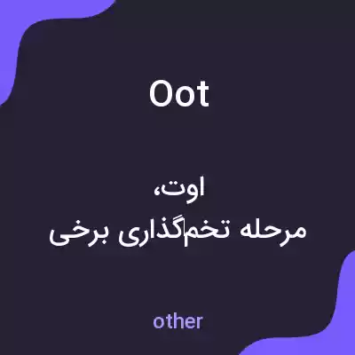 معنی oot به فارسی معنی oot به فارسی