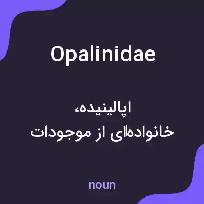 معنی opalinidae به فارسی معنی opalinidae به فارسی