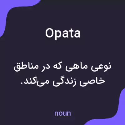 معنی opata به فارسی معنی opata به فارسی