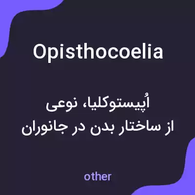 معنی opisthocoelia به فارسی معنی opisthocoelia به فارسی