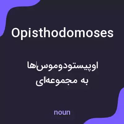 معنی opisthodomoses به فارسی معنی opisthodomoses به فارسی