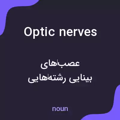 معنی optic nerves به فارسی معنی optic nerves به فارسی