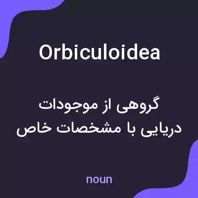 معنی orbiculoidea به فارسی معنی orbiculoidea به فارسی