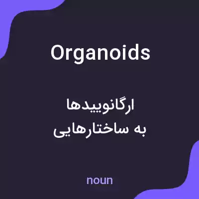 معنی organoids به فارسی معنی organoids به فارسی