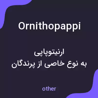 معنی ornithopappi به فارسی معنی ornithopappi به فارسی