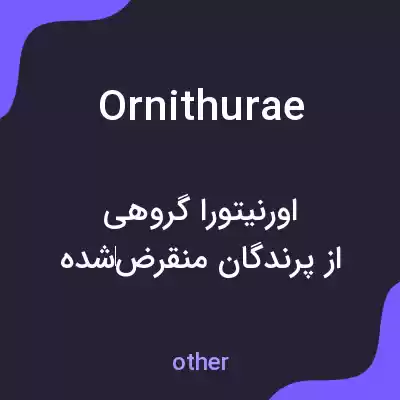 معنی ornithurae به فارسی معنی ornithurae به فارسی