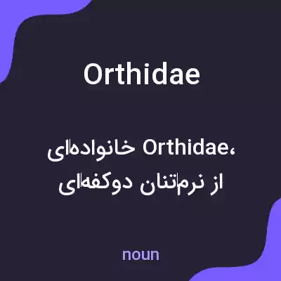 معنی orthidae به فارسی معنی orthidae به فارسی
