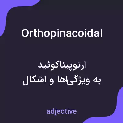 معنی orthopinacoidal به فارسی معنی orthopinacoidal به فارسی