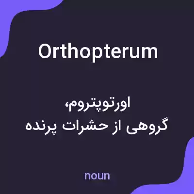 معنی orthopterum به فارسی معنی orthopterum به فارسی