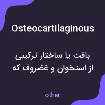 معنی osteocartilaginous به فارسی معنی osteocartilaginous به فارسی