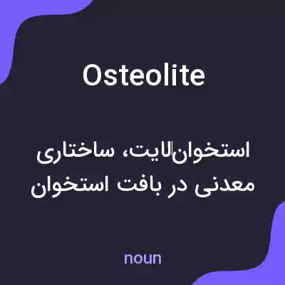 معنی osteolite به فارسی معنی osteolite به فارسی