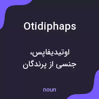 معنی otidiphaps به فارسی معنی otidiphaps به فارسی