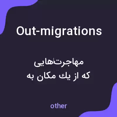 معنی out-migrations به فارسی معنی out-migrations به فارسی
