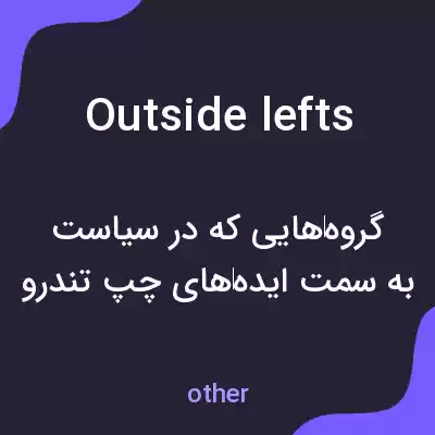 معنی outside lefts به فارسی معنی outside lefts به فارسی