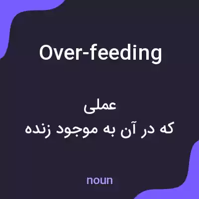 معنی over-feeding به فارسی معنی over-feeding به فارسی