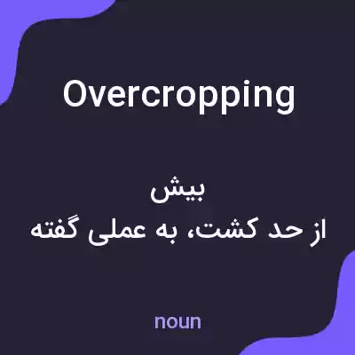 معنی overcropping به فارسی معنی overcropping به فارسی