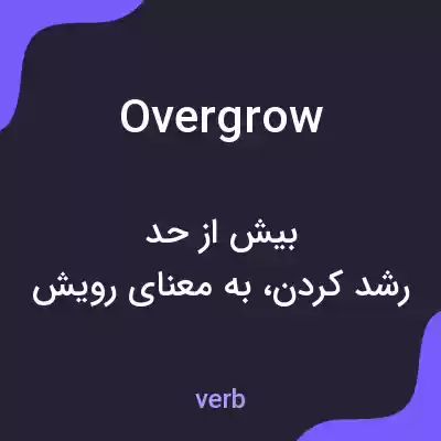 معنی overgrow به فارسی معنی overgrow به فارسی