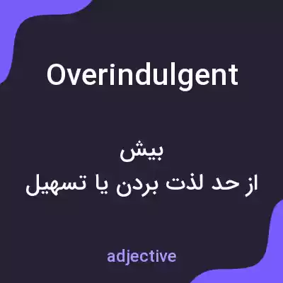 معنی overindulgent به فارسی معنی overindulgent به فارسی