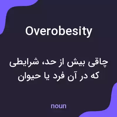 معنی overobesity به فارسی معنی overobesity به فارسی