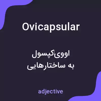 معنی ovicapsular به فارسی معنی ovicapsular به فارسی