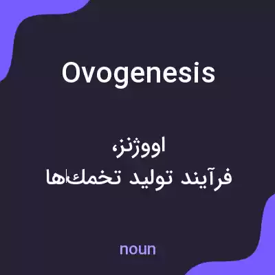 معنی ovogenesis به فارسی معنی ovogenesis به فارسی