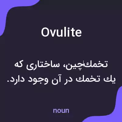 معنی ovulite به فارسی معنی ovulite به فارسی
