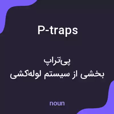معنی p-traps به فارسی معنی p-traps به فارسی