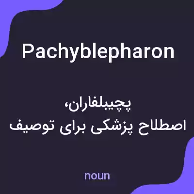 معنی pachyblepharon به فارسی معنی pachyblepharon به فارسی