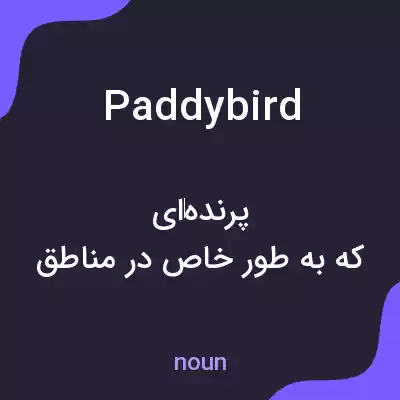 معنی paddybird به فارسی معنی paddybird به فارسی