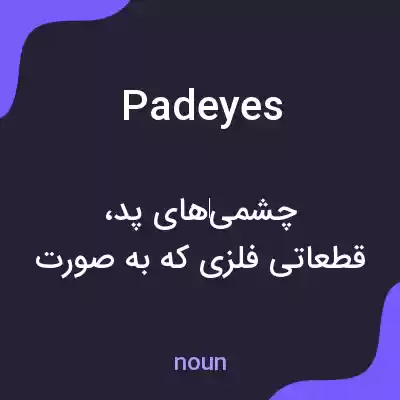 معنی padeyes به فارسی معنی padeyes به فارسی