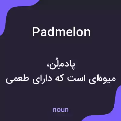 معنی padmelon به فارسی معنی padmelon به فارسی