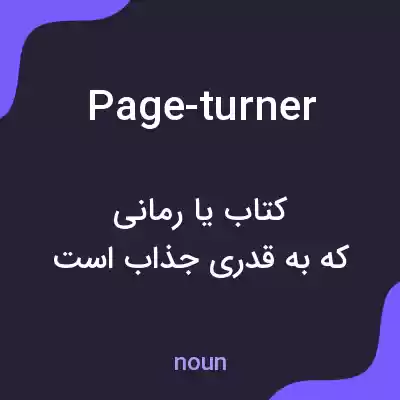 معنی page-turner به فارسی