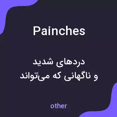 معنی painches به فارسی معنی painches به فارسی