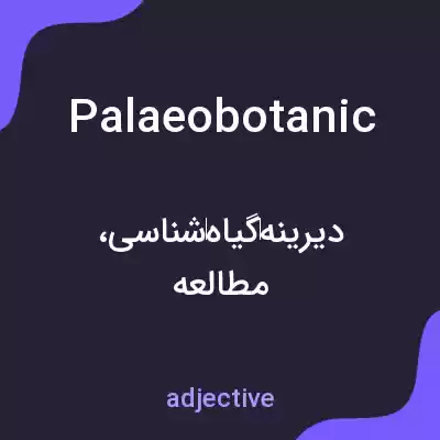 معنی palaeobotanic به فارسی معنی palaeobotanic به فارسی