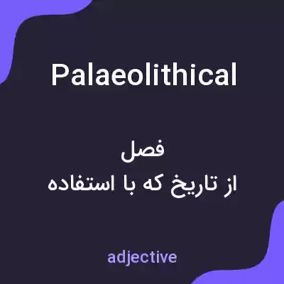 معنی palaeolithical به فارسی معنی palaeolithical به فارسی