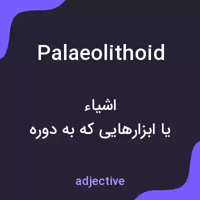 معنی palaeolithoid به فارسی معنی palaeolithoid به فارسی