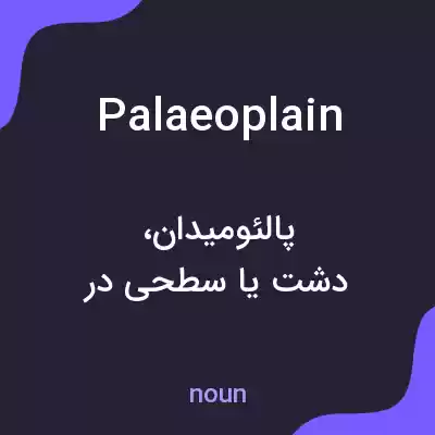 معنی palaeoplain به فارسی معنی palaeoplain به فارسی