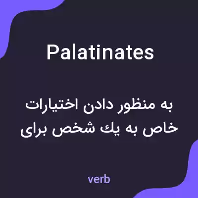 معنی palatinates به فارسی معنی palatinates به فارسی