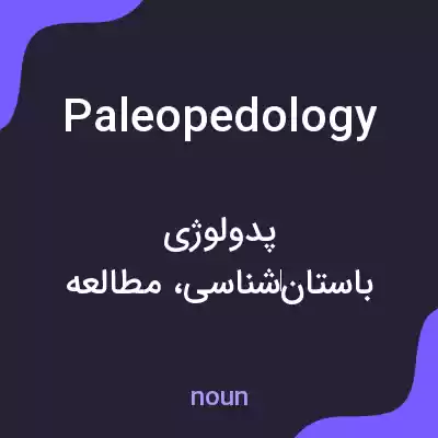 معنی paleopedology به فارسی معنی paleopedology به فارسی