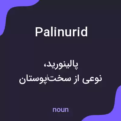 معنی palinurid به فارسی معنی palinurid به فارسی
