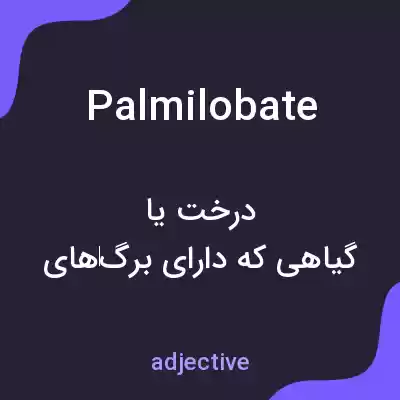 معنی palmilobate به فارسی معنی palmilobate به فارسی