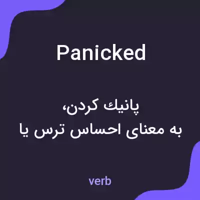 معنی panicked به فارسی معنی panicked به فارسی