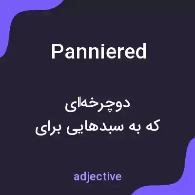 معنی panniered به فارسی معنی panniered به فارسی