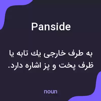 معنی panside به فارسی معنی panside به فارسی
