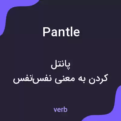 معنی pantle به فارسی معنی pantle به فارسی