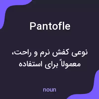معنی pantofle به فارسی معنی pantofle به فارسی