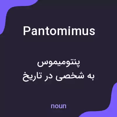 معنی pantomimus به فارسی معنی pantomimus به فارسی